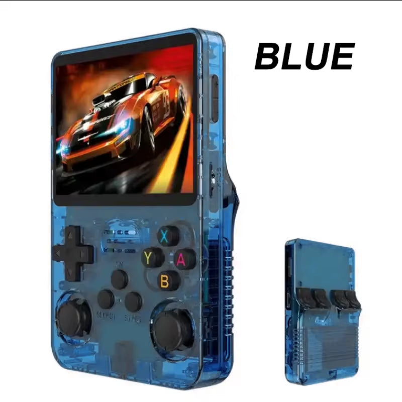 SMARTDUDE R36S Retro Handheld Game Console - 3.5" IPS Screen, Portable Pocket Player with Arkos System for Kids
