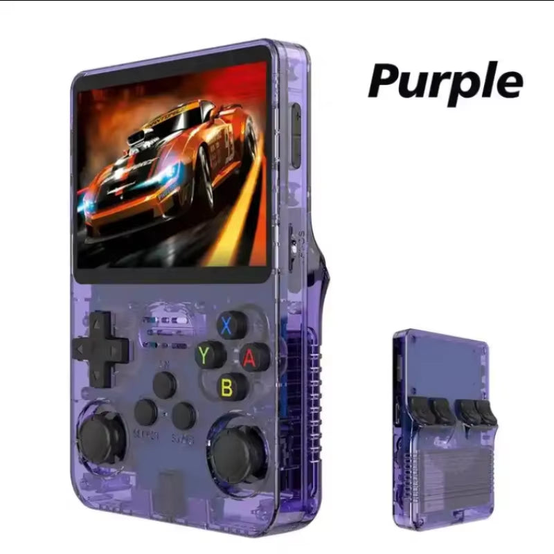 SMARTDUDE R36S Retro Handheld Game Console - 3.5" IPS Screen, Portable Pocket Player with Arkos System for Kids
